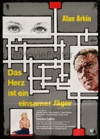 9w573 HEART IS A LONELY HUNTER German 1968 Alan Arkin in a sensitive story of innocence lost!