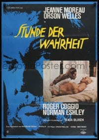 9w583 IMMORTAL STORY German 1968 Orson Welles directs & stars, sexy Jeanne Moreau!