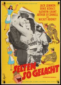 9w638 OPERATION MAD BALL German 1957 screwball comedy filmed entirely without Army co-operation!