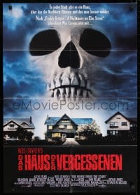 9w647 PEOPLE UNDER THE STAIRS German 1992 Wes Craven, cool image of huge skull looming over house!