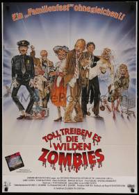 9w656 RETURN OF THE LIVING DEAD 2 German 1988 just when you thought it was safe to be dead!
