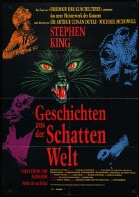9w688 TALES FROM THE DARKSIDE German 1990 George Romero & Stephen King, Sybille Wieschendorf!