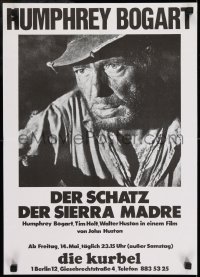 9w462 TREASURE OF THE SIERRA MADRE German 16x23 R1970s great image of Humphrey Bogart!