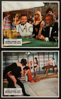 9w309 CASINO ROYALE 8 style A French LCs 1967 all-star James Bond spy spoof, David Niven!