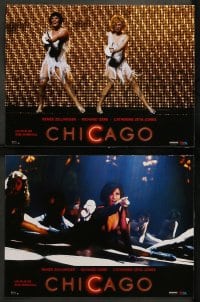 9w314 CHICAGO 8 French LCs 2003 Renee Zellweger & Catherine Zeta-Jones, Richard Gere!