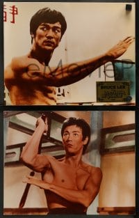 9w315 CHINESE CONNECTION 8 French LCs R1979 Lo Wei's Jing Wu Men, great images of Bruce Lee!