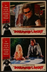 9w319 DEATH PROOF 8 French LCs 2007 Tarantino Grindhouse, Kurt Russell, Zoe Bell, Rosario Dawson!