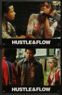 9w436 HUSTLE & FLOW 5 French LCs 2005 Ludacris, Terrence Howard, Everybody gotta have a dream!
