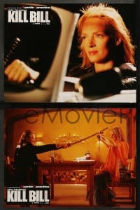 9w284 KILL BILL: VOL. 2 10 French LCs 2004 cool images of Uma Thurman, David Carradine, Tarantino!