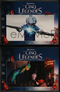 9w443 RISE OF THE GUARDIANS 4 French LCs 2012 cool images of Jack Frost & Santa in 3-D!