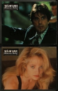 9w266 SEA OF LOVE 12 French LCs 1989 Ellen Barkin is either the love of Al Pacino's life or the end!