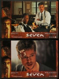 9w267 SEVEN 12 French LCs 1995 David Fincher, Morgan Freeman, Brad Pitt!