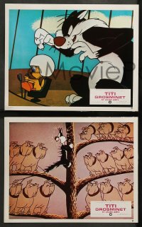 9w431 TITI GROSMINET ET LEURS AMIS 6 French LCs 1970s Sylvester & Tweetybird animation!