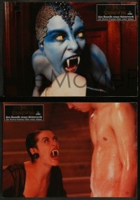 9w043 LAIR OF THE WHITE WORM 8 German LCs 1988 Ken Russell, fanged Amanda Donohoe!