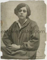 9x056 ETHEL BARRYMORE deluxe 9x11.75 still 1902 portraying a male farmer from the Carrots stage play