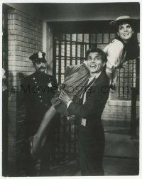 9x085 HAPPIEST MILLIONAIRE 10.5x13.25 still 1967 John Davidson carrying Lesley Ann Warren at jail!