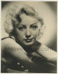 9x098 ISABEL JEWELL deluxe 10.5x13.5 still 1930s close head & shoulders portrait by A.L. Schafer!