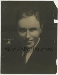 9x127 MACK SENNETT deluxe 10.5x13.5 still 1910s great head & shoulders portrait at Keystone Film!
