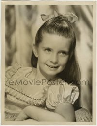 9x135 MARGARET O'BRIEN deluxe 10x13 still 1940s close MGM studio portrait showing her teeth!