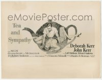 9x193 TEA & SYMPATHY deluxe 11x14 still 1956 great 24-sheet art of Deborah Kerr & John Kerr by Gale!