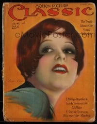 9x399 MOTION PICTURE CLASSIC magazine June 1926 great cover art of Clara Bow by Don Reed!