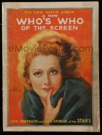 9x403 NEW MOVIE ALBUM magazine October 1930 great cover art of Joan Crawford by Jules Erbit!