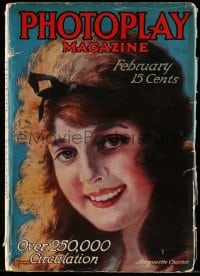 9x409 PHOTOPLAY magazine February 1916 great cover art of pretty Marguerite Courtot!