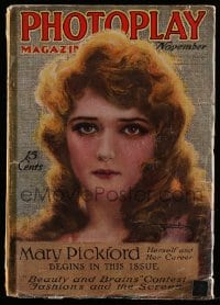 9x408 PHOTOPLAY magazine November 1915 great cover art of Mary Pickford by Otto Toaspern!