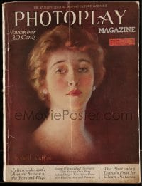 9x424 PHOTOPLAY magazine November 1918 cover art of pretty Edith Storey by Haskell Coffin!