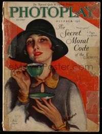 9x437 PHOTOPLAY magazine October 1926 great cover art of Alice Joyce by Carl Van Buskirk!