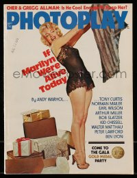 9x443 PHOTOPLAY magazine Sept 1975 If Marilyn Monroe Were Alive Today by Andy Warhol & others!