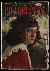 9x450 PICTURE PLAY magazine July 1918 great cover art of Viola Dana!