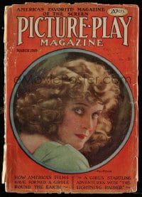 9x452 PICTURE PLAY magazine March 1919 great cover portrait of May Allison!
