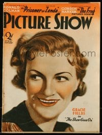 9x318 PICTURE SHOW English magazine October 23, 1937 Gracie Fields in The Show Goes On!