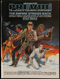9x480 PREVUE magazine August 1980 different Steranko cover art for The Empire Strikes Back!