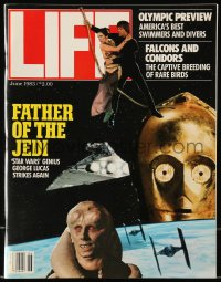 9x484 RETURN OF THE JEDI magazine June 1983 special issue of Life with cover & interior story!