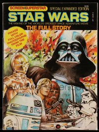 9x487 SCREEN SUPERSTAR magazine 1977 special expanded edition on the full Star Wars story!