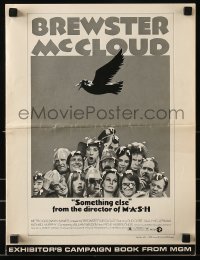 9x574 BREWSTER McCLOUD pressbook 1971 Bud Cort, cult classic directed by Robert Altman!