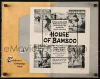 9x706 HOUSE OF BAMBOO pressbook 1955 Sam Fuller, Robert Ryan, Robert Stack, sexy Shirley Yamaguchi