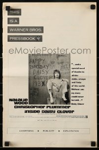 9x723 INSIDE DAISY CLOVER pressbook 1966 great images of bad girl Natalie Wood, your new leader!