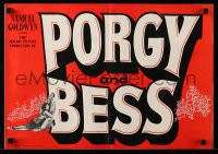 9x842 PORGY & BESS pressbook 1959 art of Sidney Poitier, Dorothy Dandridge & Sammy Davis Jr.!