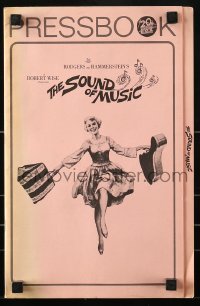 9x897 SOUND OF MUSIC pressbook 1965 Julie Andrews, Robert Wise classic musical!