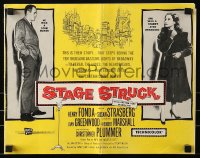 9x901 STAGE STRUCK pressbook 1958 star maker Henry Fonda & starry-eyed unknown Susan Strasberg!