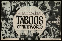 9x917 TABOOS OF THE WORLD pressbook 1965 I Tabu, AIP, it's the picture that OUT-MONDO's them all!