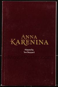 9x211 ANNA KARENINA For Your Consideration 5.5x8.5 script 2012 screenplay by Tom Stoppard!