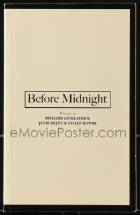 9x215 BEFORE MIDNIGHT For Your Consideration 5.5x8.5 script Sep 1, 2012 by Linklater, Hawke & Delpy!