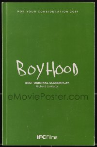 9x219 BOYHOOD For Your Consideration 5.5x8.5 script 2014 screenplay by director Richard Linklater!