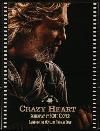 9x223 CRAZY HEART For Your Consideration script July 24, 2008, screenplay by Scott Cooper!