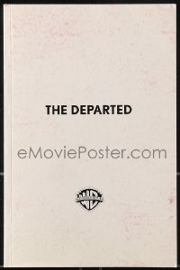 9x226 DEPARTED For Your Consideration 5.5x8.5 script May 23, 2005, screenplay by William Monahan!