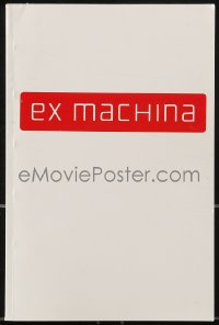 9x231 EX MACHINA For Your Consideration 5.5x8.5 script July 9, 2013, screenplay by Alex Garland!